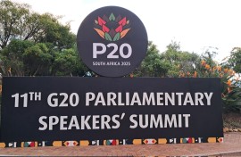 P20 South Africa 11th G20 parliamentary speakers summit logo