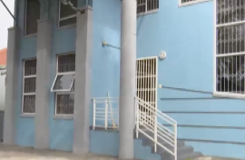 The hijacked building in Morningside.