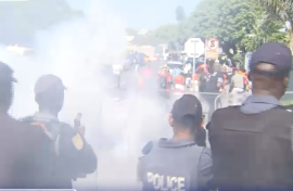 Tear gas fired at protestors outside Milnerton High School