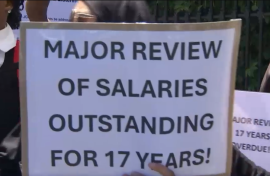 Magistrates march for pay and working conditions 