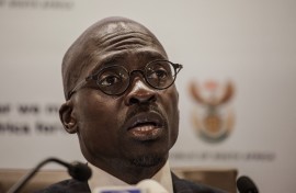 Former Minister of Public Enterprises, Malusi Gigaba. Photo Photo by GIANLUIGI GUERCIA / AFP