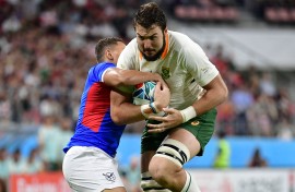 Springbok Lood De Jager. Muhammad Amir Abidin/NurPhoto via AFP