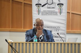 Brown Mogotsi testifies at the Madlanga Commission Of Inquiry. Gallo Images/Frennie Shivambu