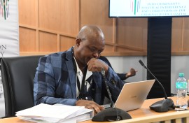 Brown Mogotsi testifies at the Madlanga Commission Of Inquiry. Gallo Images/Frennie Shivambu