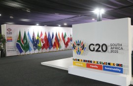 The G20 Leaders' Summit is taking place at Nasrec. Sun Xiang/China News Service/VCG via Getty Images