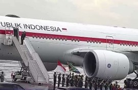 Indonesian delegates arrived on Friday at OR Tambo International Airport