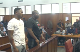 The Ndimande brothers in court. 