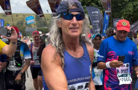 Julian Karp (65)started running to try recover from an injury