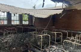 Intruders broke in, vandalised Mpolweni Secondary and stole property including CCTV cameras, before setting classrooms alight.