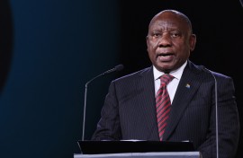 President Cyril Ramaphosa. Jemal Countess/Getty Images for Global Citizen/AFP