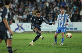 Kylian Mbappe scores his team's third goal during the Spanish Copa del Rey. AFP/Thomas Coex