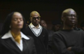 Thabo Bester and his co-accused. Gallo Images/Volksblad/Mlungisi Louw