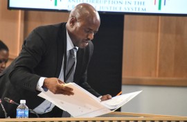 Julius Mkhwanazi testifies at Madlanga Commission Of Inquiry. Gallo Images/Frennie Shivambu