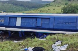 The bus crash in Mpumalanga. Supplied