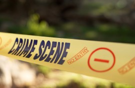 Police crime scene tape. GettyImages/Jacob Wackerhausen