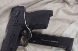 Image of a gun confiscated in the Western Cape.