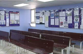 Hospital waiting area