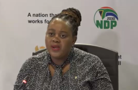 Justice Minister Mmamoloko Kubayi 