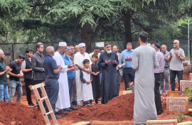 Ismail Ayob laid to rest at Westpark Cemetery. 