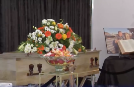 Family and friends of Marius Van Der Merwe gathered in Brakpan to pay their last respects.