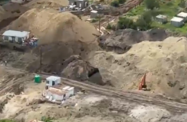 Illegal mining in Bapong