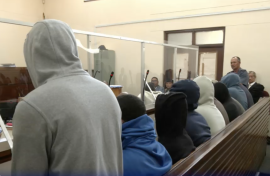 Anti-Gang Unit members in the Athlone Magistrates Court
