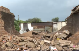 Three people have died after the double-storey structure caved in on Sunday.