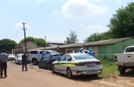 Image of Police at Saulsville shooting 