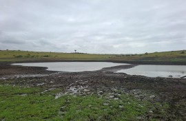 The Cwili Dam is effectively depleted. eNCA/Ronald Masinda