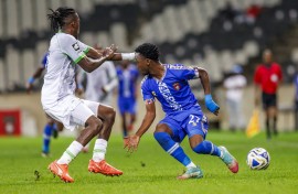 Seluleko Mahlambi of TS Galaxy FC. BackpagePix/Jana Kotze