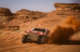 Henk Lategan in action during the Stage 4 of the Dakar 2026. Frederic Le Floc'h/DPPI via AFP