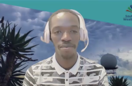 Abdul Ngcamu from the South African Weather Service