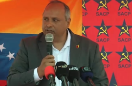 Venezuelan Ambassador to South Africa, Carlos Feo Acevedo.