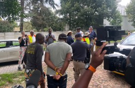 The City of Johannesburg is conducting a follow-up compliance verification at a Bryanston property that is being unlawfully occupied. Supplied