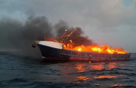 Twenty-One fishermen have been rescued from a burning boat in Gqeberha. NSRI