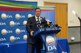 John Steenhuisen. eNCA/Dasen Thathiah