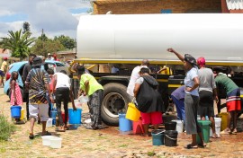 Water shortages. Fani Mahuntsi/Gallo Images