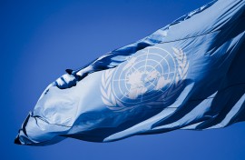 The United Nations flag. Thomas Trutschel/Photothek via Getty Images
