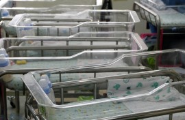 File: Newborn infant incubator boxes in a hospital. GettyImages/PJ_joe