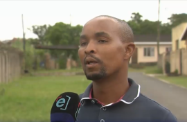 Durban e-hailing driver Sphelele Gumede. 
