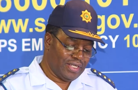  Police National Commissioner Fannie Masemola
