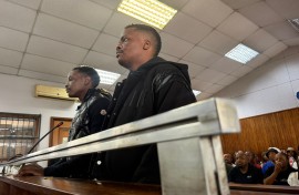 Bellarmine Mugabe and Tobias Mugabe Matonhdze. eNCA/Heidi Giokos