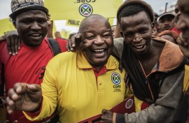 Cope co-founder Mosiuoa Lekota. AFP/Gianluigi Guercia