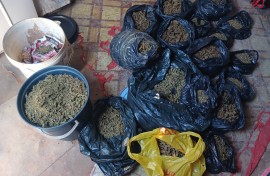 Man arrested for drug possession. X/@SAPoliceService