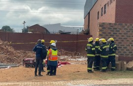 Ormonde building collapse. Naomi Kobbie/eNCA