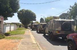 SANDF in Westbury