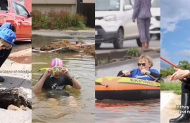 If South African politics had a “most likely to go viral” category then Hellen Zille would be leading the mile- or sailing through it- literally.  Screenshot from Helen Zille TikTok