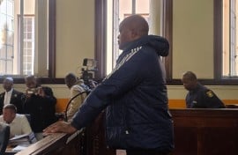 Brown Mogotsi in court. eNCA/Pule Letshwiti-Jones