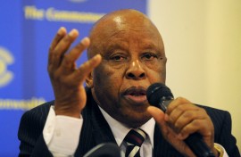  Botswana has announced three days of mourning in honour of former president Festus Mogae who died at the age of 86.  (Photo by PIUS UTOMI EKPEI / AFP)