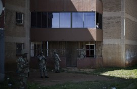 South African National Defence Force (SANDF) soldiers 